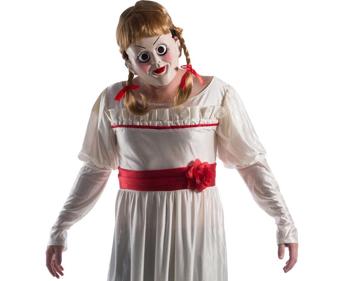 Zestaw dla dorosłych Annabelle (sukienka, maska, peruka),  rozm. uniw. KK